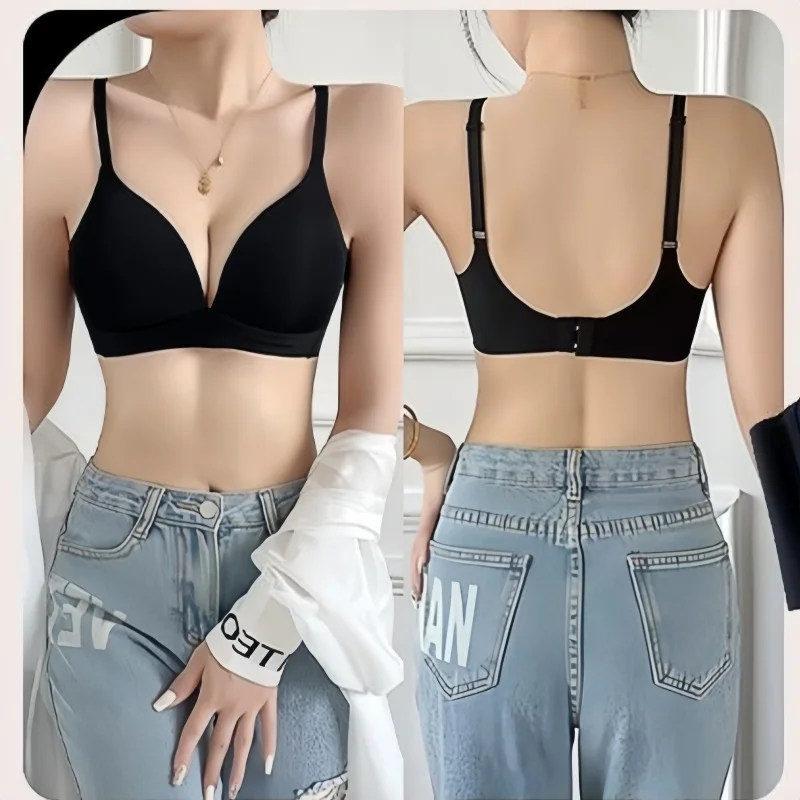 Japanese Style Seamless Push‑U - Bralette Wireless Soft 评论和价格