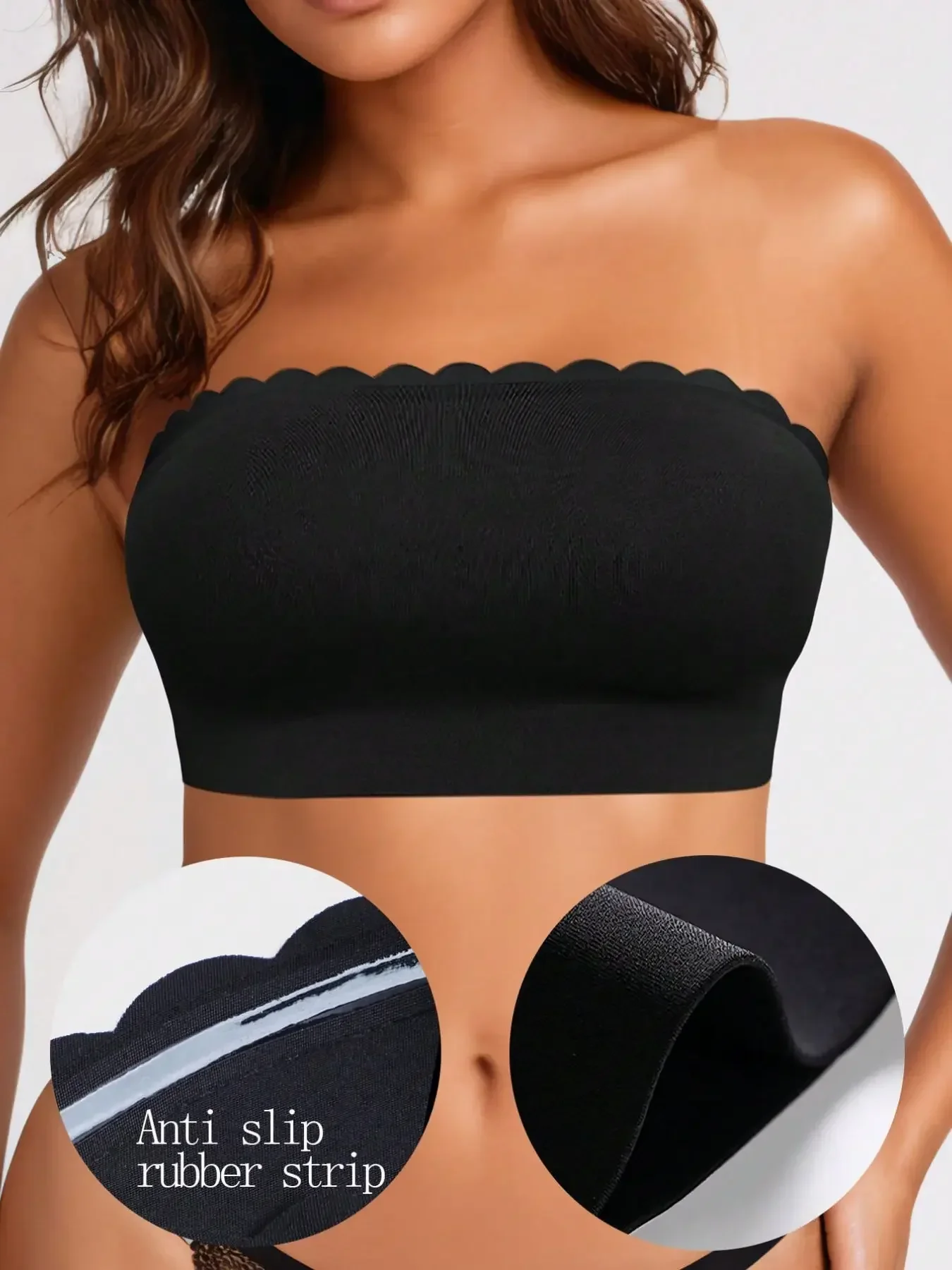 Women's Strapless Bra, Seamles - Bralette Wireless Soft 评论和价格