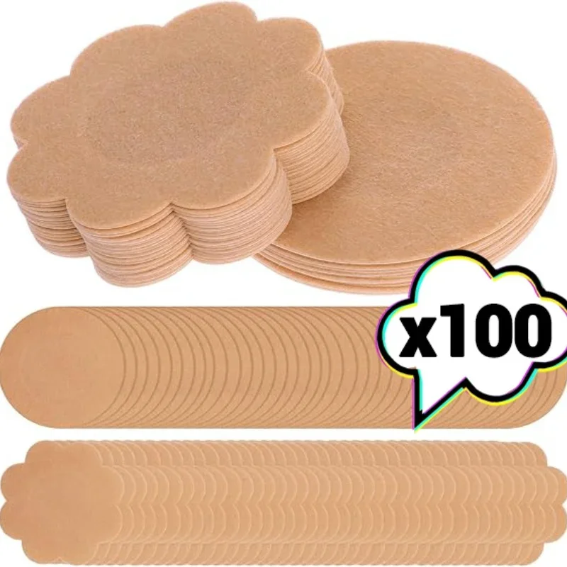 10/100pcs Women Nipple Cover S - Nipple Cover Pasties 评论和价格